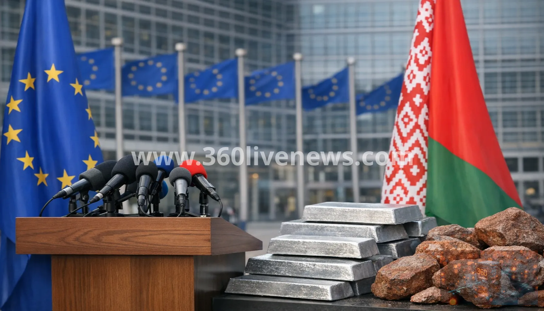 Belarus opposition urges EU to stop alumina exports to Russia