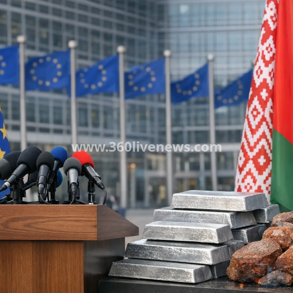 Belarus opposition urges EU to stop alumina exports to Russia