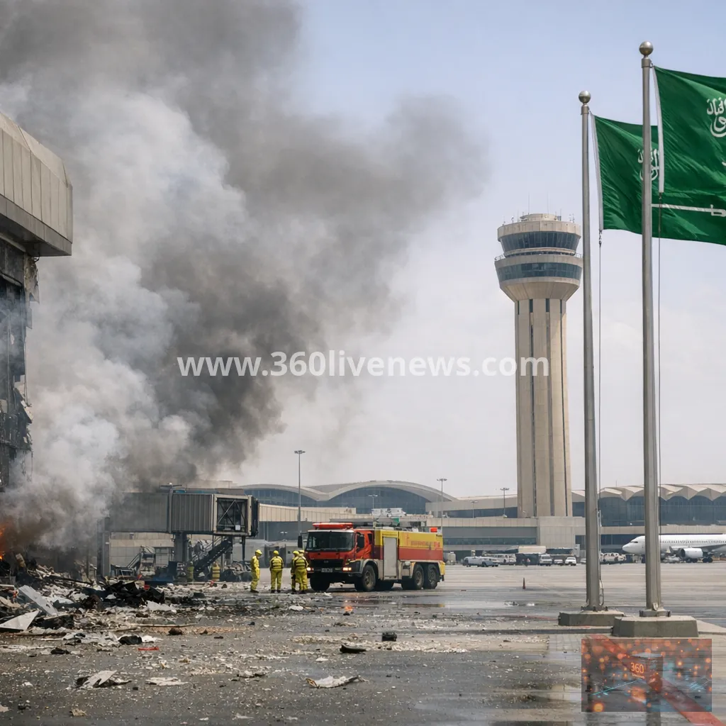 Riyadh airport hit again as one killed and 11 injured in second strike in two days