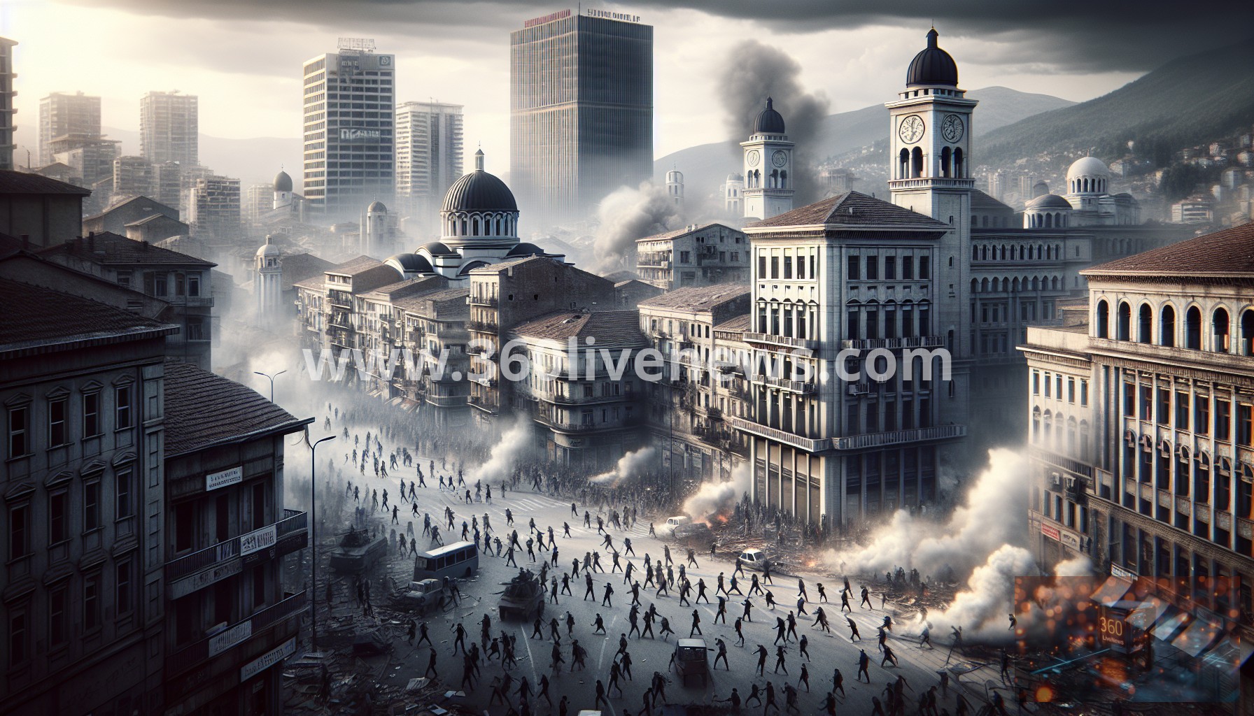 Violence Erupts in Albania's Capital During Opposition Protest Against Prime Minister Edi Rama