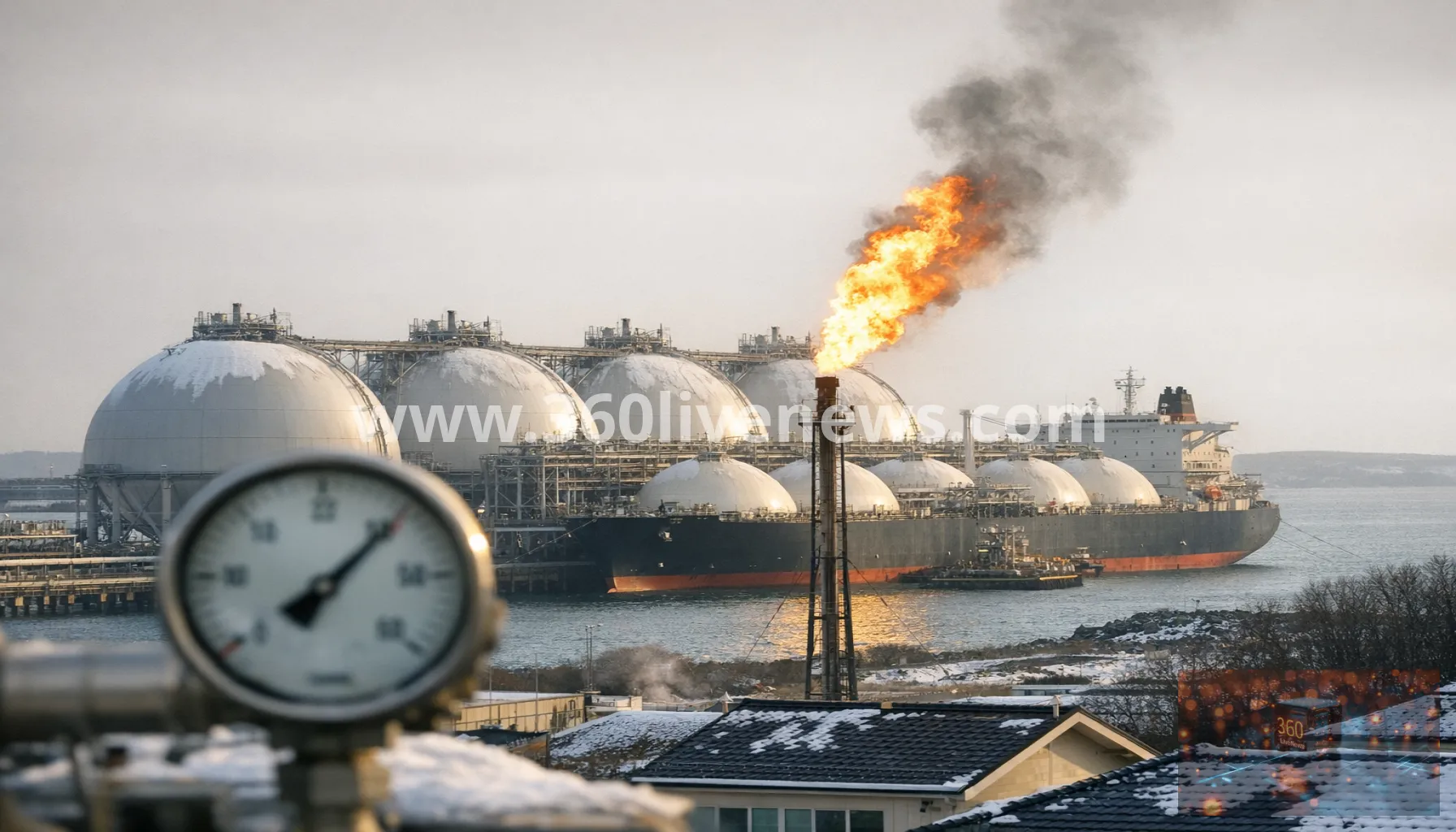 Europe gas prices surge to three-year highs as winter storage pressure builds