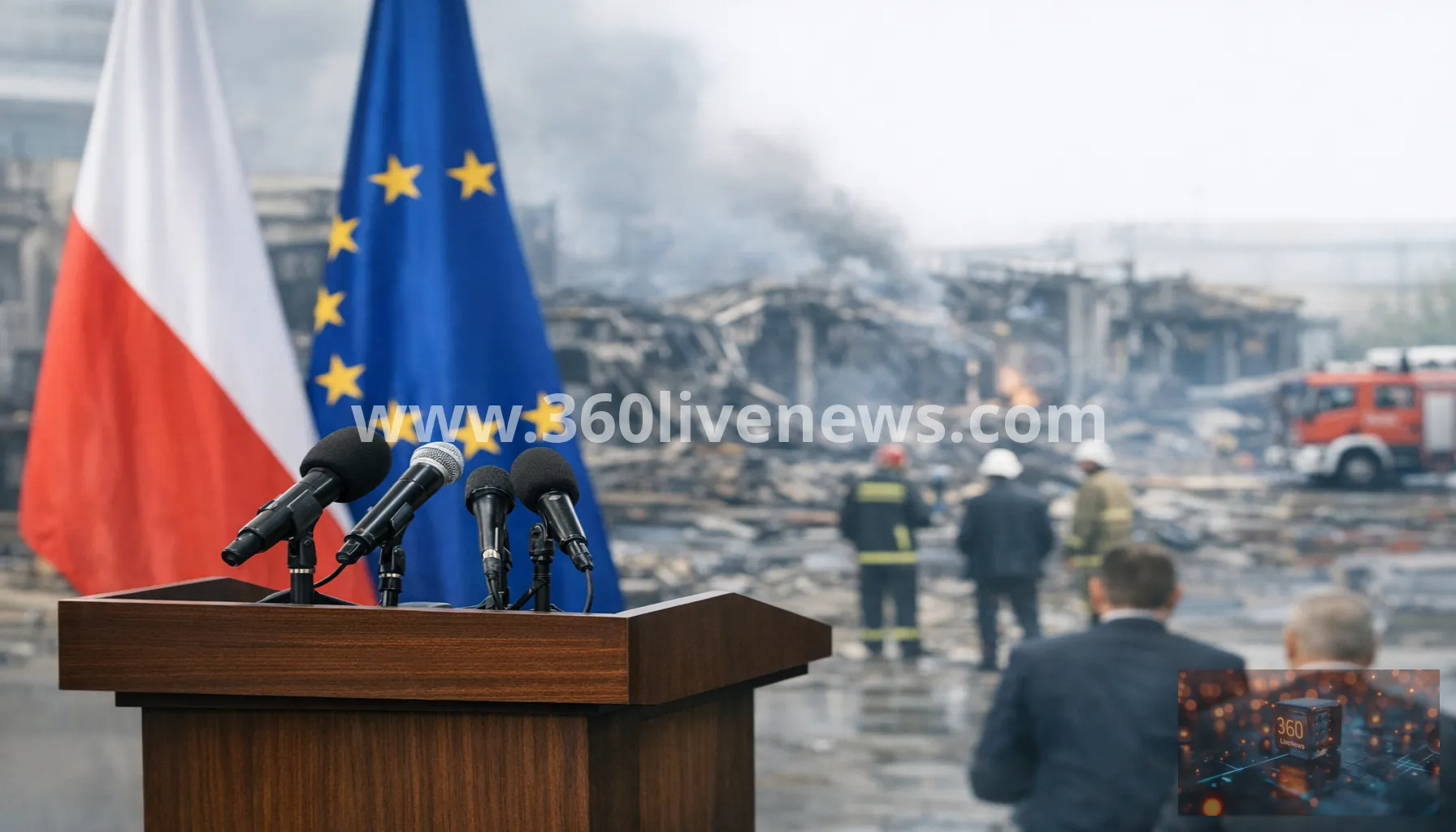 Polish PM says fire at defence manufacturer was arson, with sabotage probe under way
