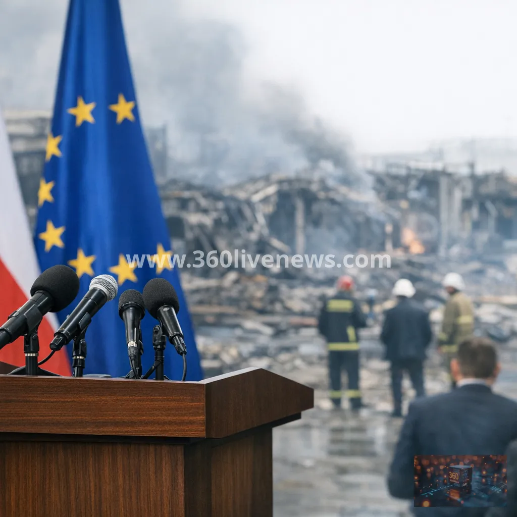 Polish PM says fire at defence manufacturer was arson, with sabotage probe under way