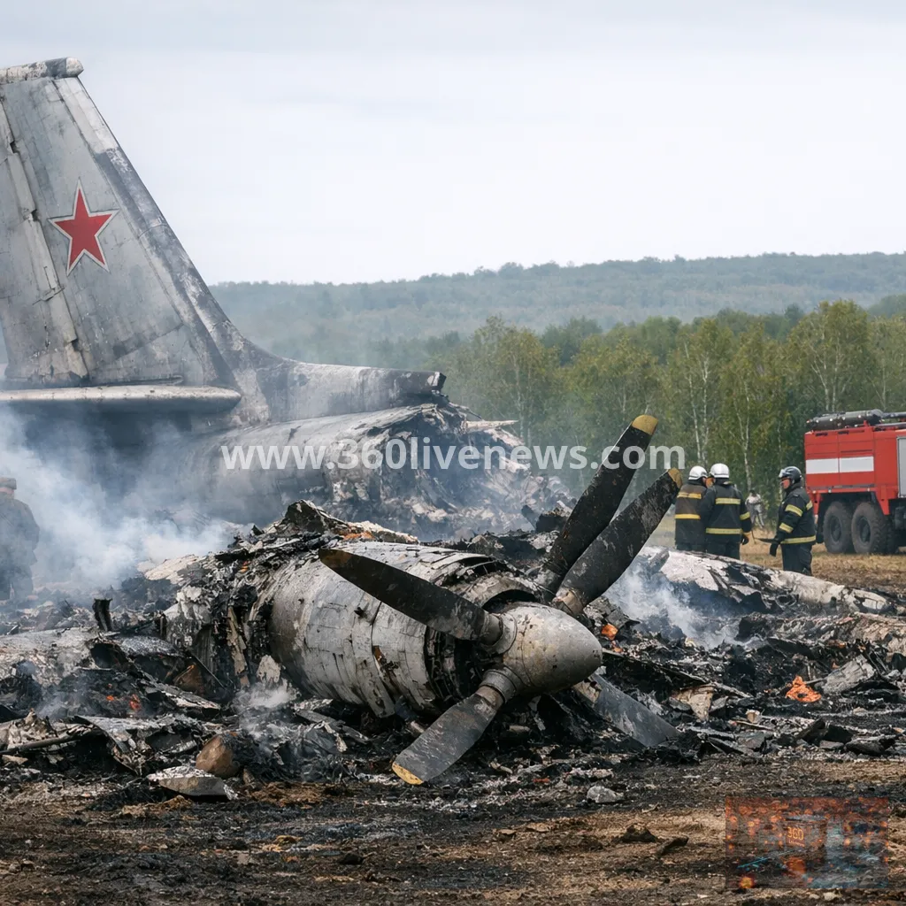Russian Tu-95 bomber crashes in Amur region during training flight, killing six crew members