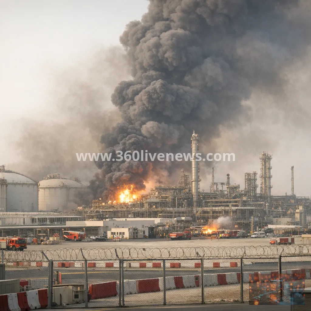 Explosion at Qatar's Ras Laffan LNG hub leaves 54 injured, 18 missing as search continues