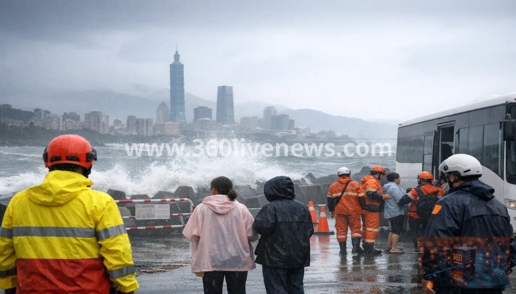 Typhoon Champi shuts Taiwan as casualties rise and power outages spread