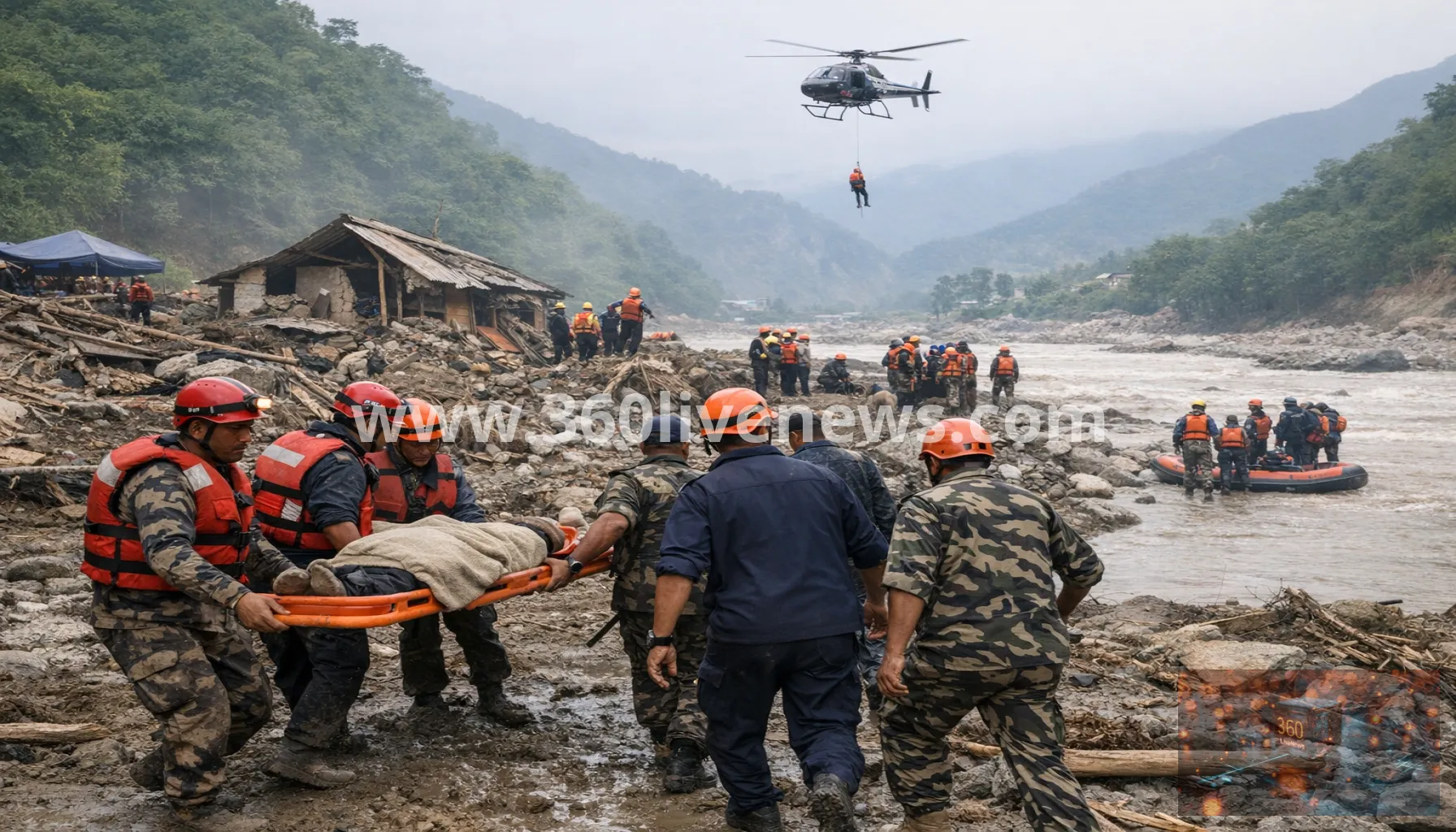 Nepal flood rescue teams find two more survivors as death toll passes 1,331