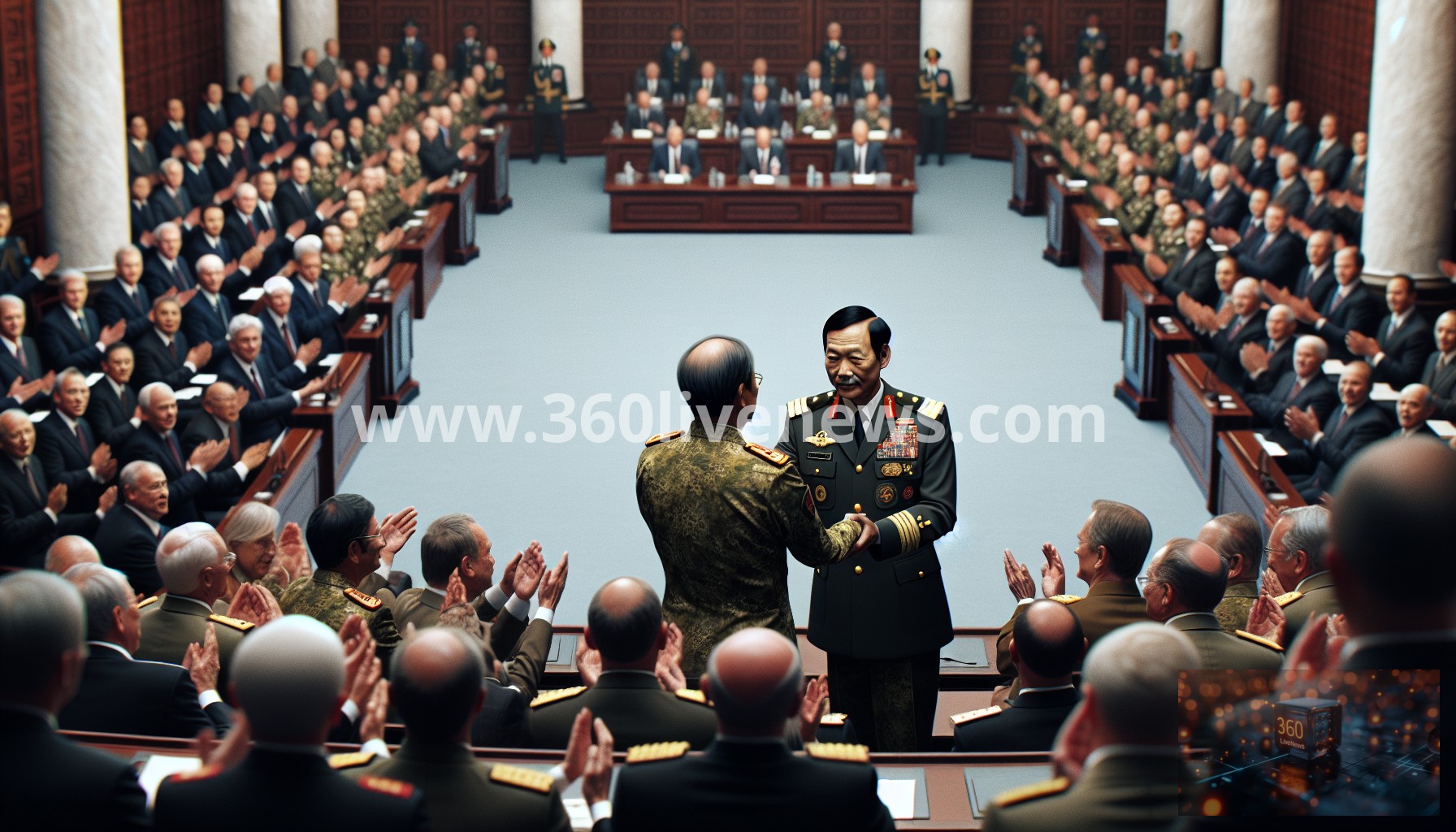 Myanmar's pro-army parliament elects Senior General Min Aung Hlaing as new president following military leadership transition