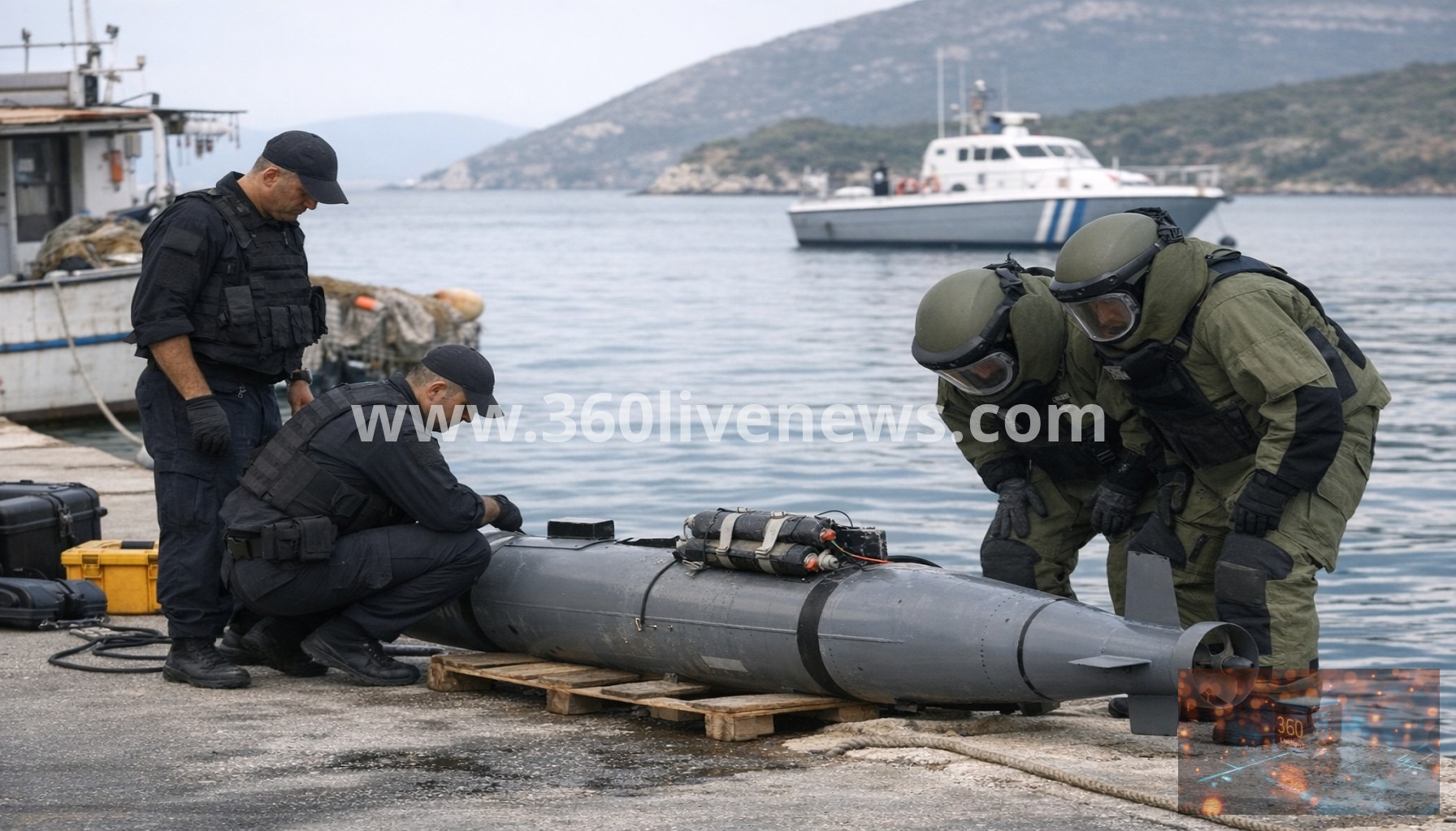 Greece investigates mystery naval drone found with explosives near Lefkada