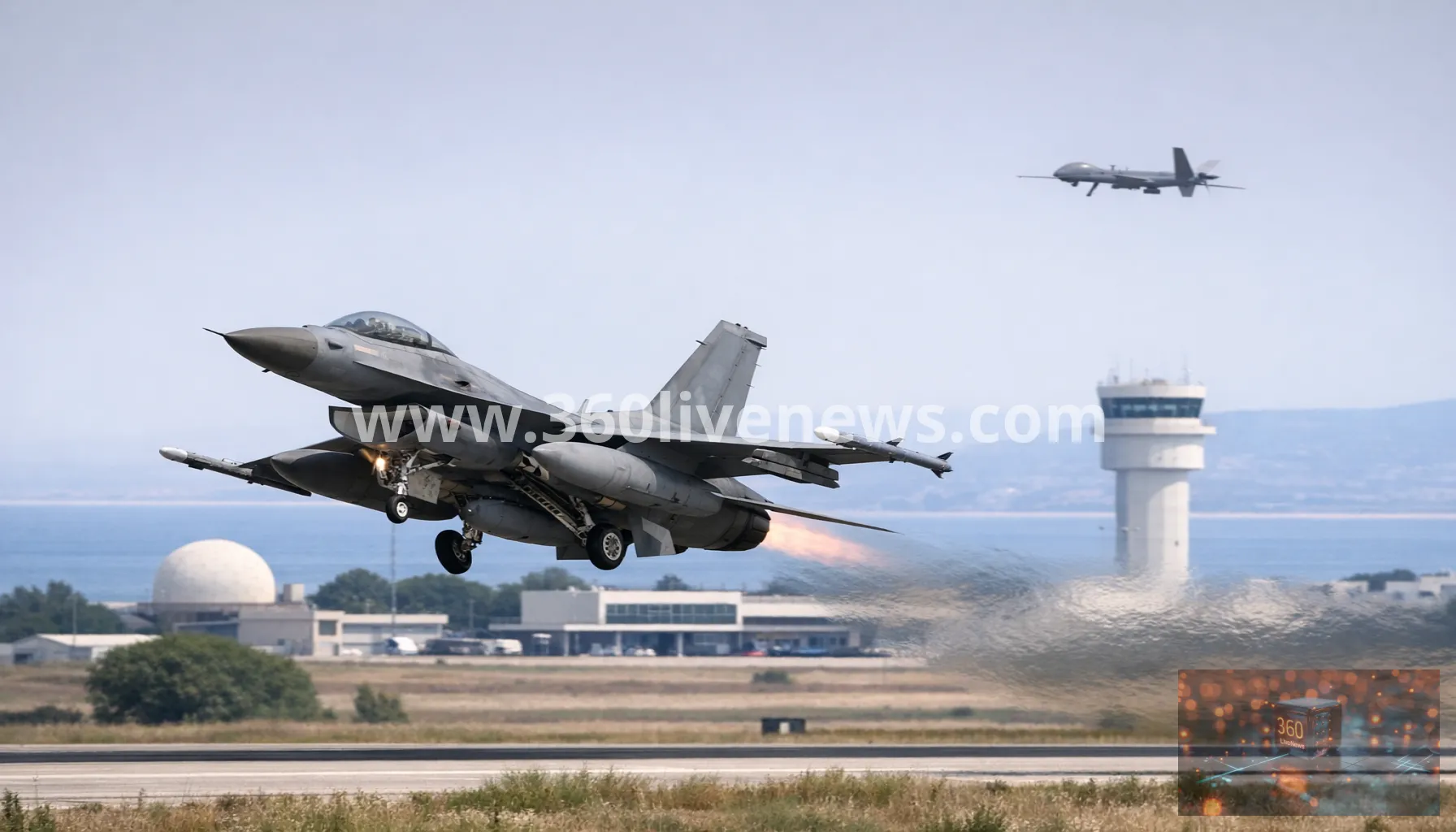 Greece scrambles F-16s after drone reported from Turkey flies near Alexandroupolis airport