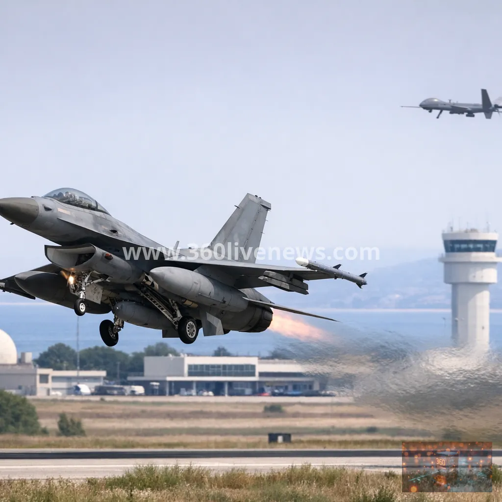 Greece scrambles F-16s after drone reported from Turkey flies near Alexandroupolis airport
