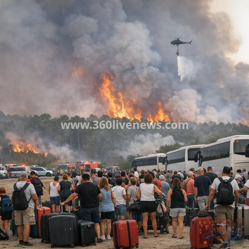 More than 20,000 evacuated as wildfire advances near Bordeaux