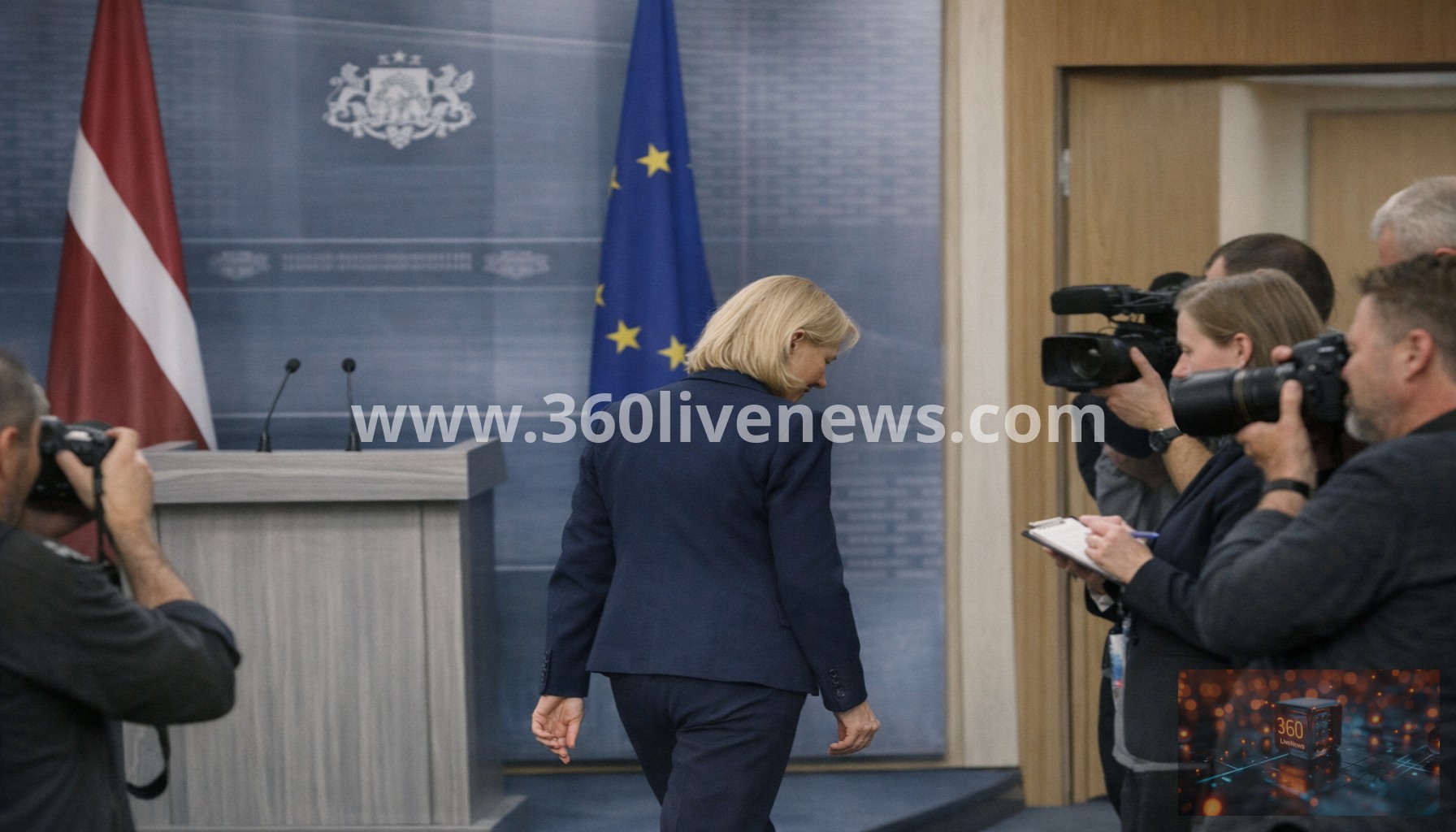 Latvian prime minister resigns after coalition row over stray drones