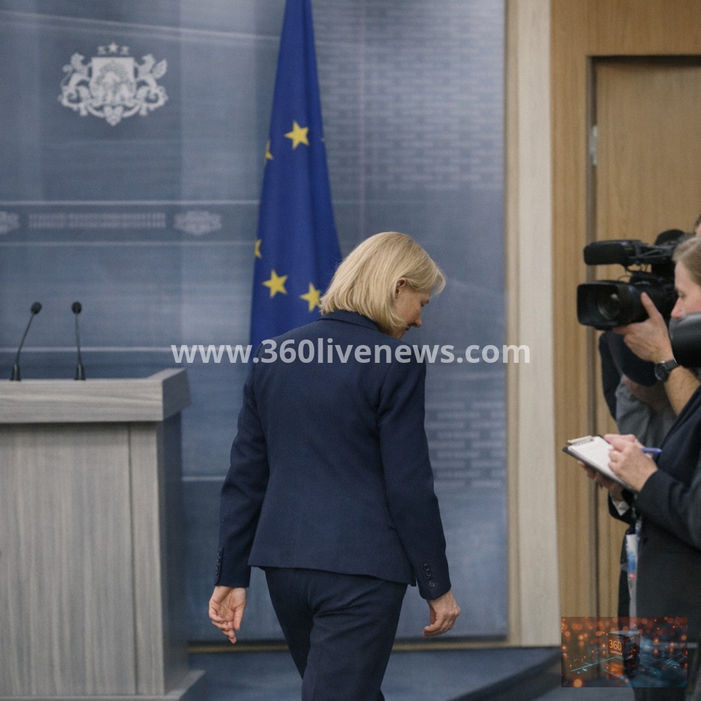 Latvian prime minister resigns after coalition row over stray drones