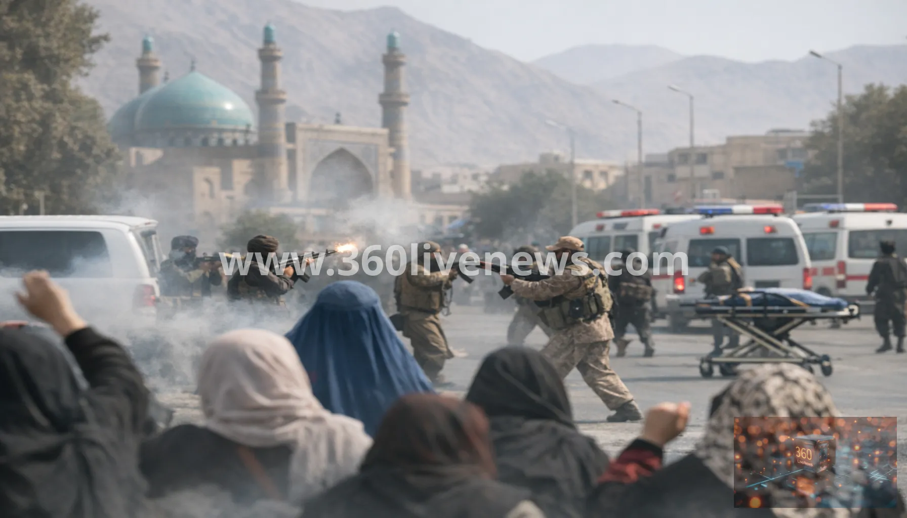 Taliban fire on Herat protest over arrests of women for dress-code violations