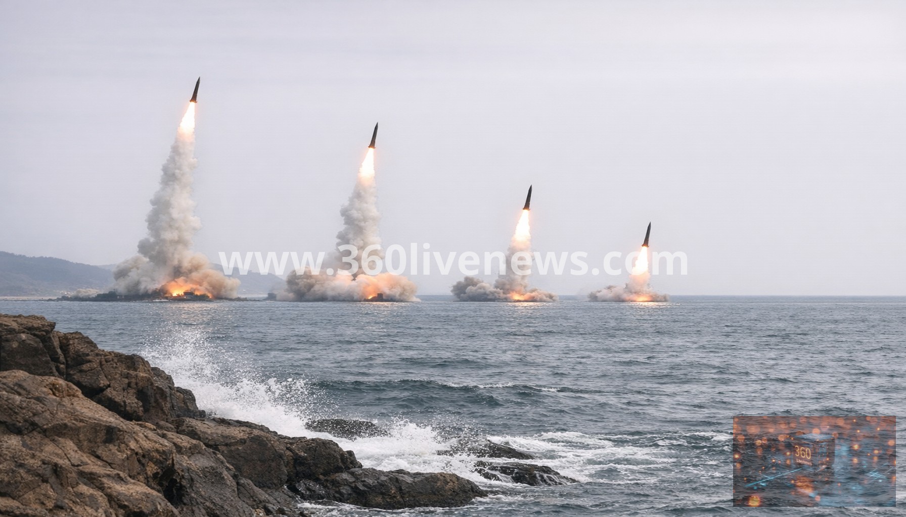 North Korea fires multiple short-range ballistic missiles into East Sea