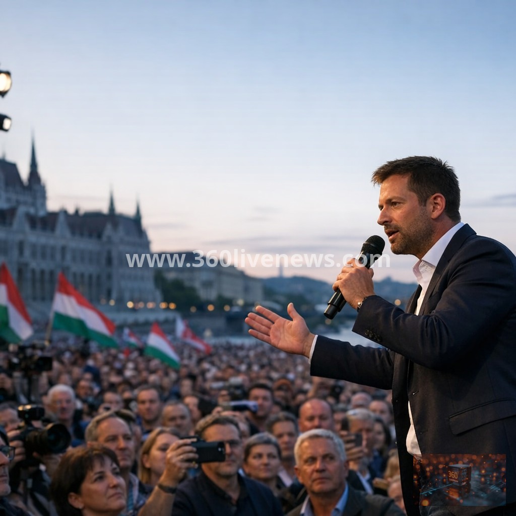 Hungary's opposition challenger pushes for victory against Orbán