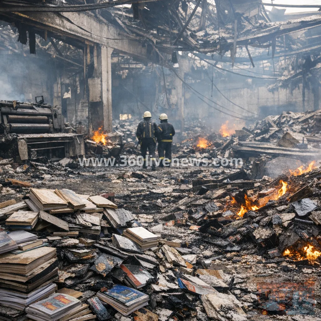 Russian strikes destroy 12 million books in Ukraine as printing plants are hit ahead of school year