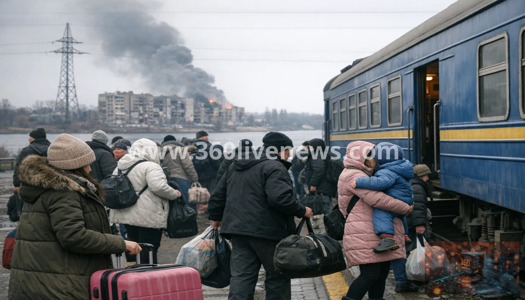 Kherson residents urged to leave as Russian strikes threaten power and heating