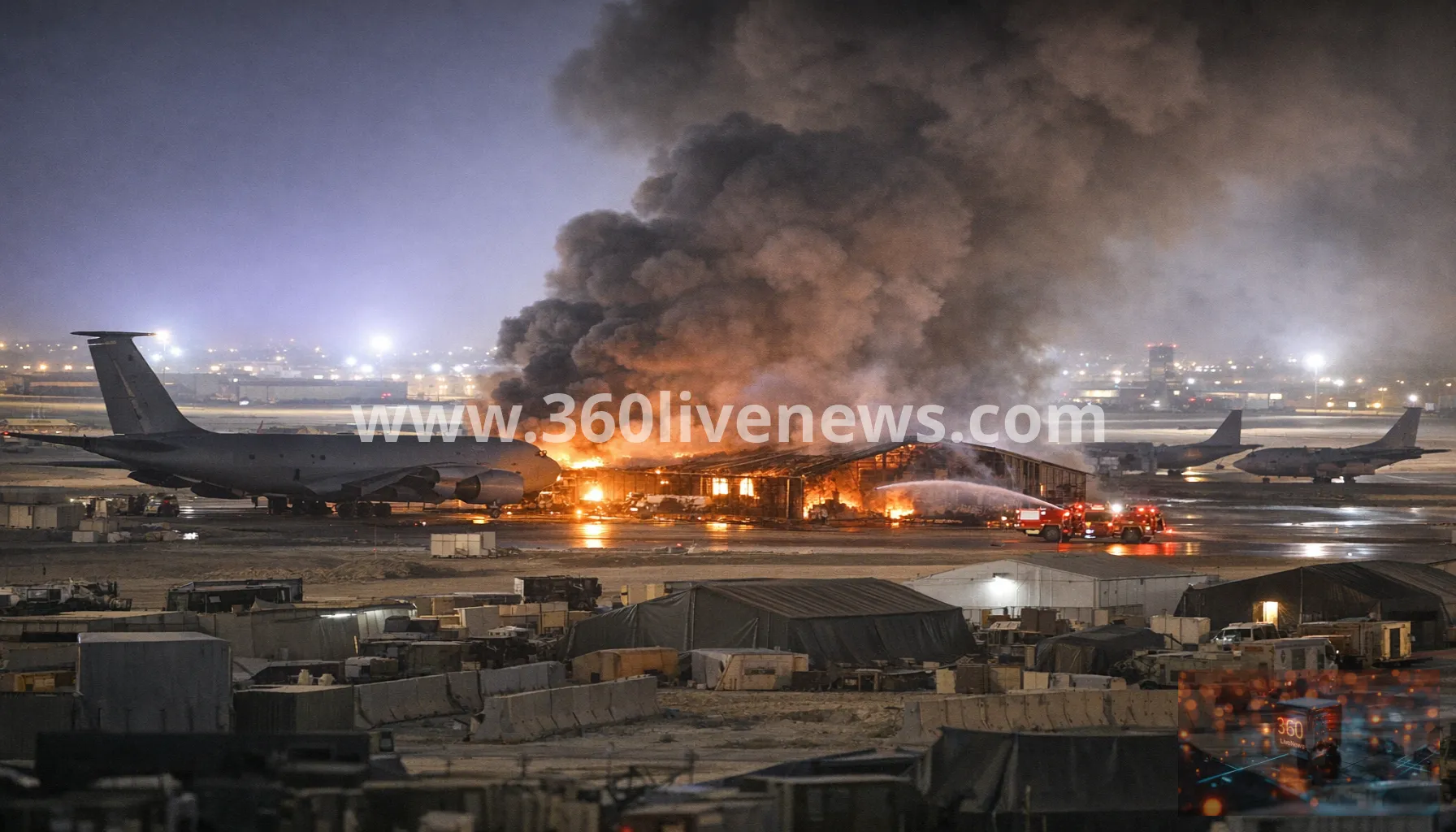 Iran claims drone strike on US assets at Kuwait's Ahmad Al-Jaber airbase