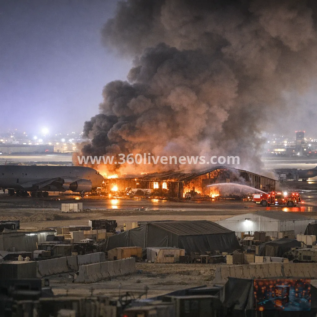 Iran claims drone strike on US assets at Kuwait's Ahmad Al-Jaber airbase