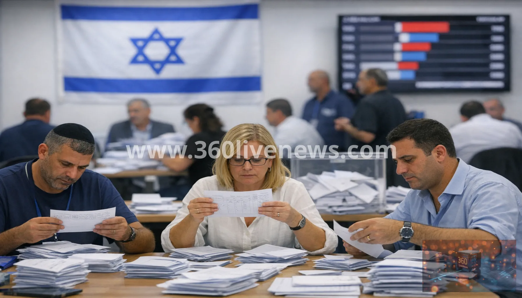 Israeli election vote count points to coalition uncertainty after polls close