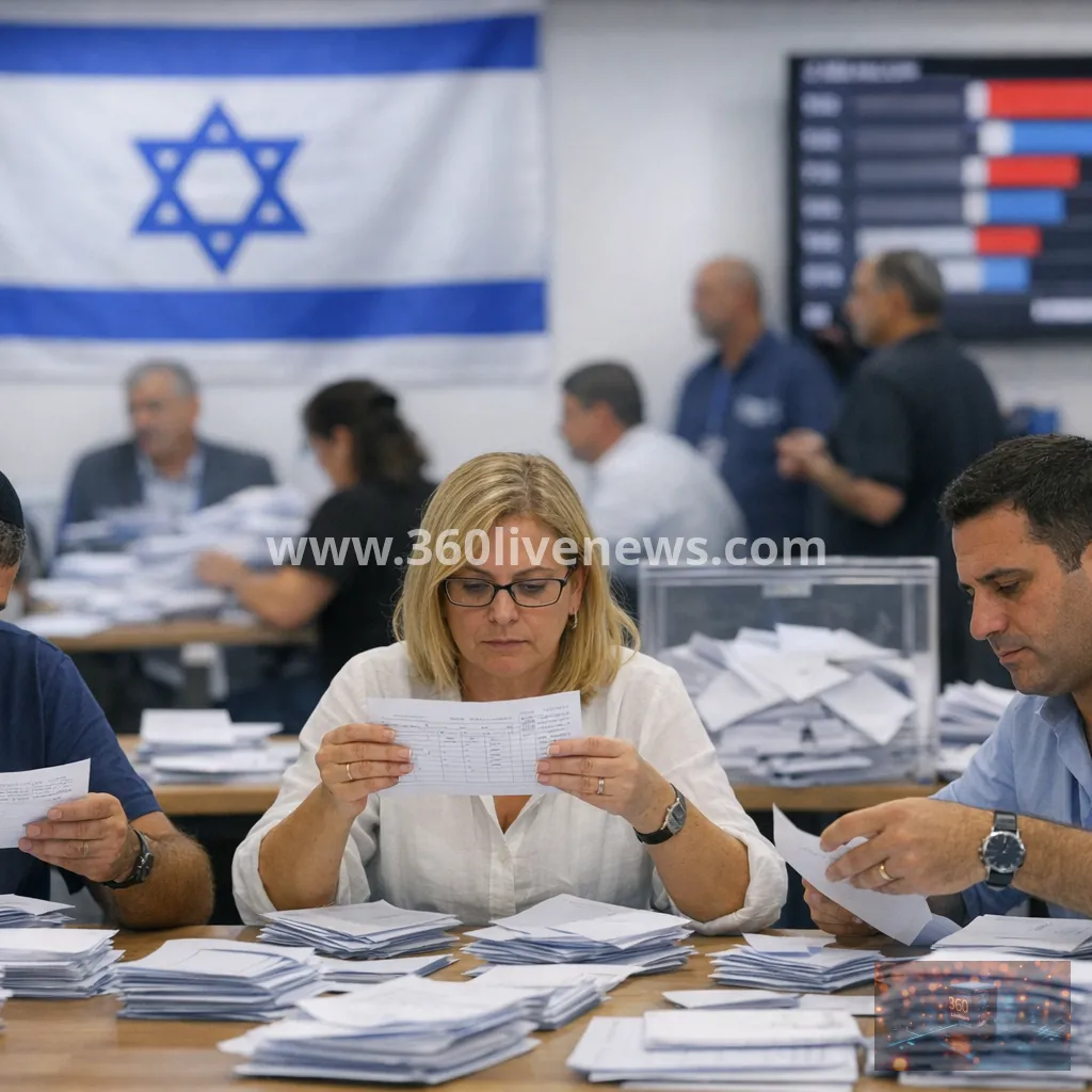 Israeli election vote count points to coalition uncertainty after polls close