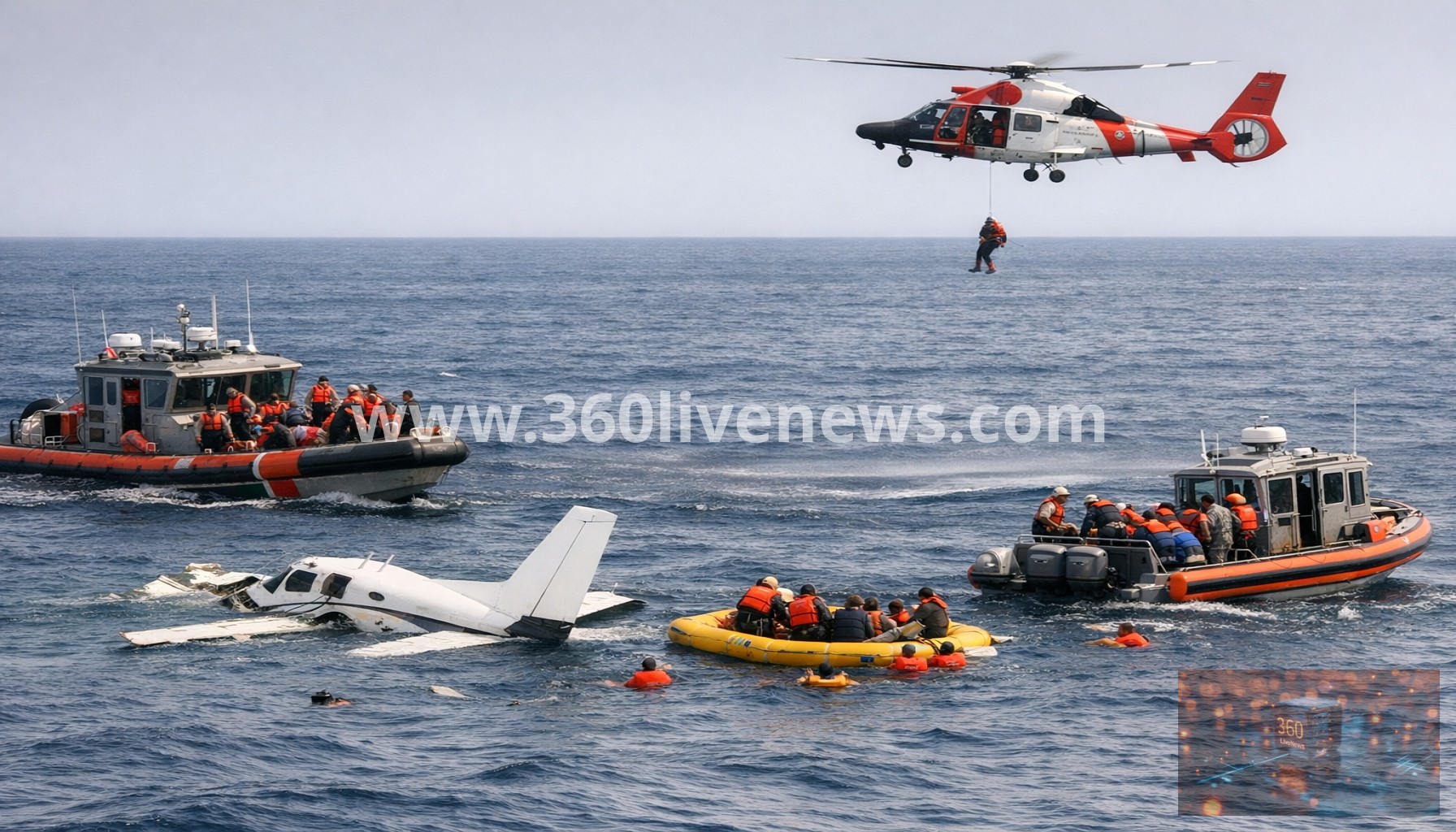 11 rescued after private plane crashes into Atlantic off Florida coast
