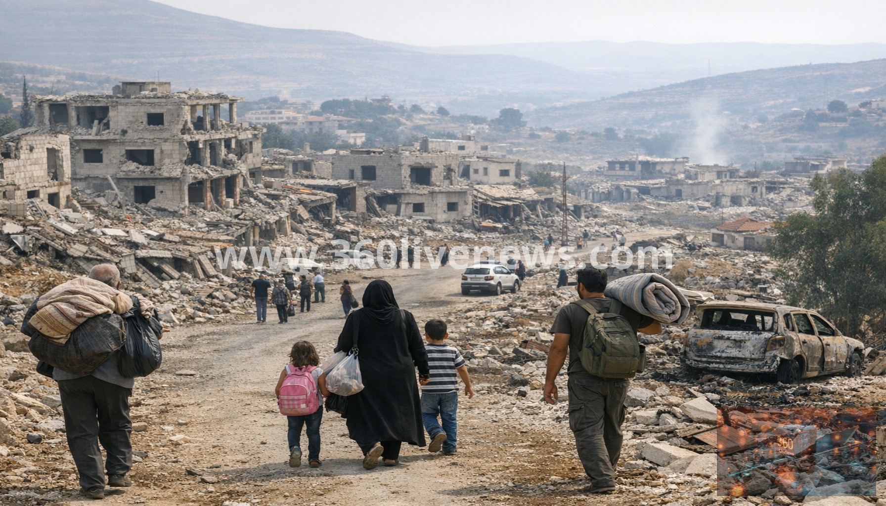 Residents return to devastated southern Lebanon after ceasefire