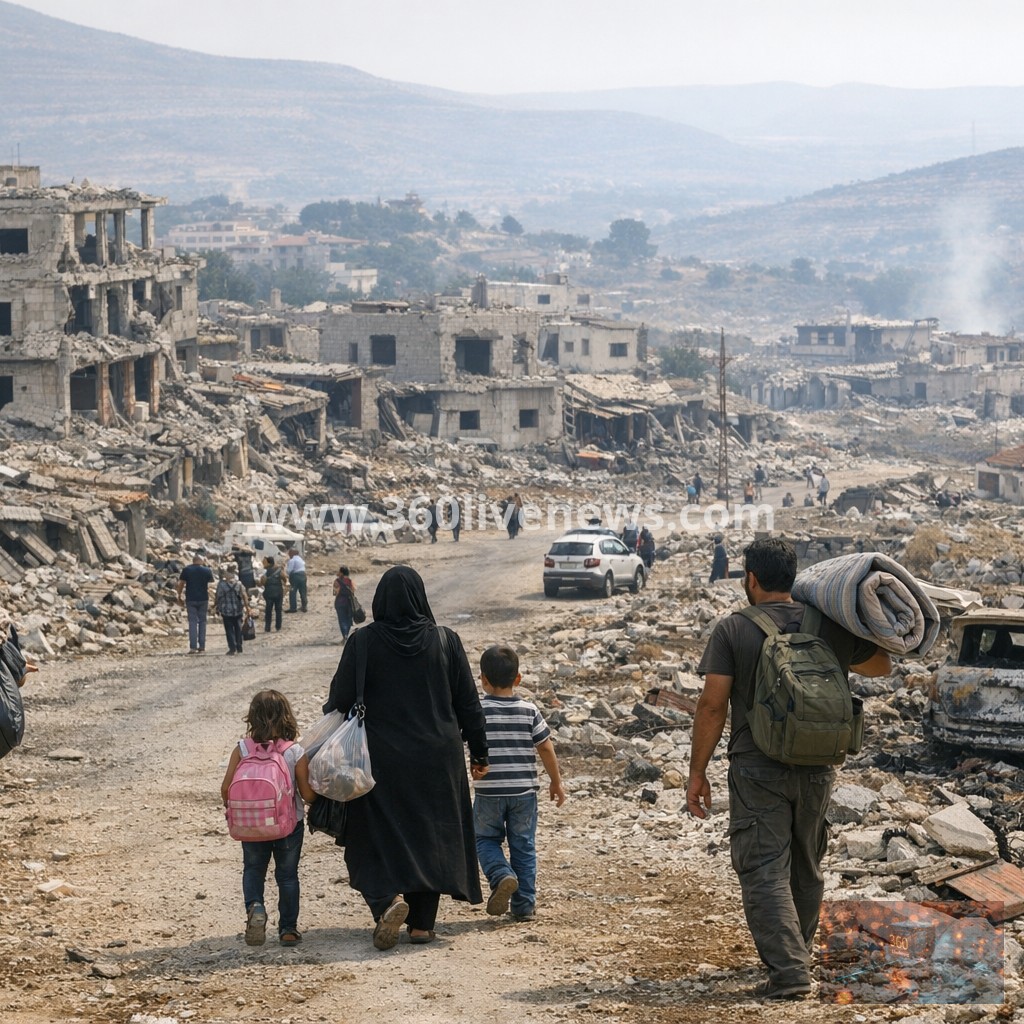 Residents return to devastated southern Lebanon after ceasefire