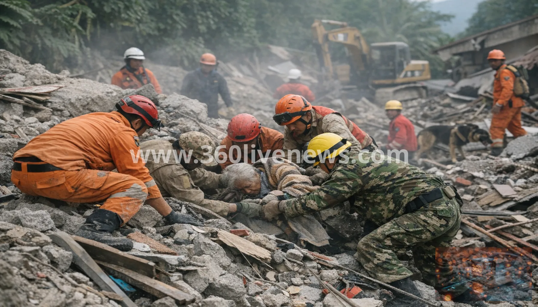 84-year-old woman pulled alive from rubble three days after Indonesia quake