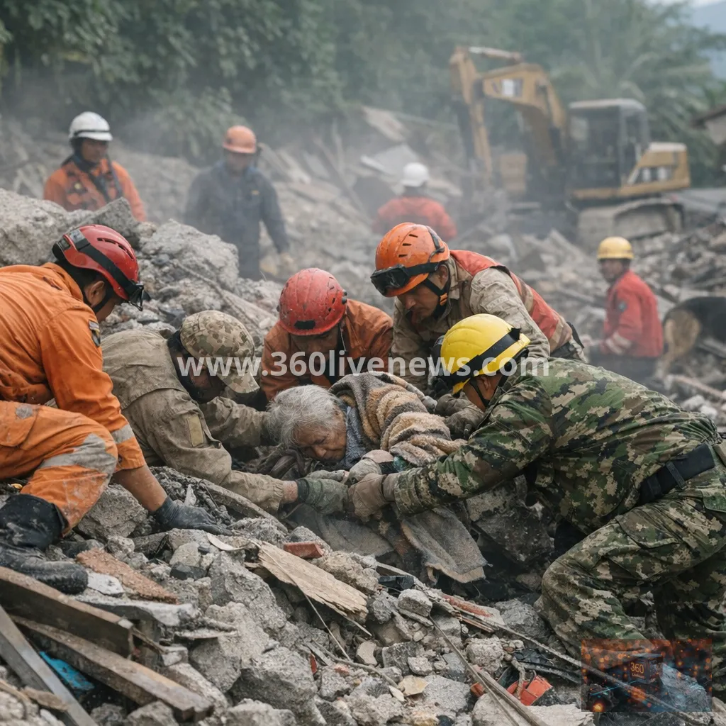 84-year-old woman pulled alive from rubble three days after Indonesia quake