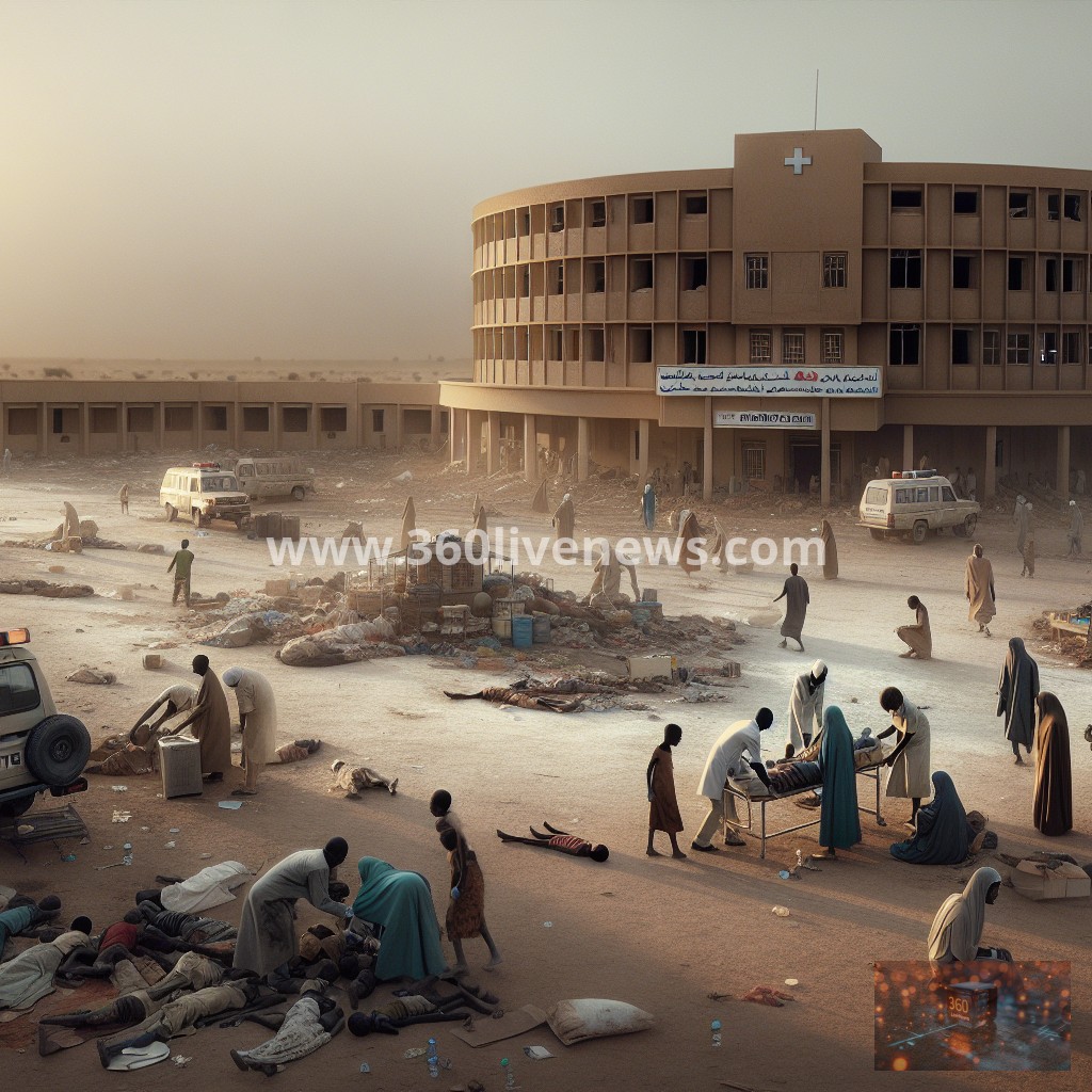 Attack on Darfur hospital results in dozens of deaths, including at least 13 children, amid ongoing Sudan conflict