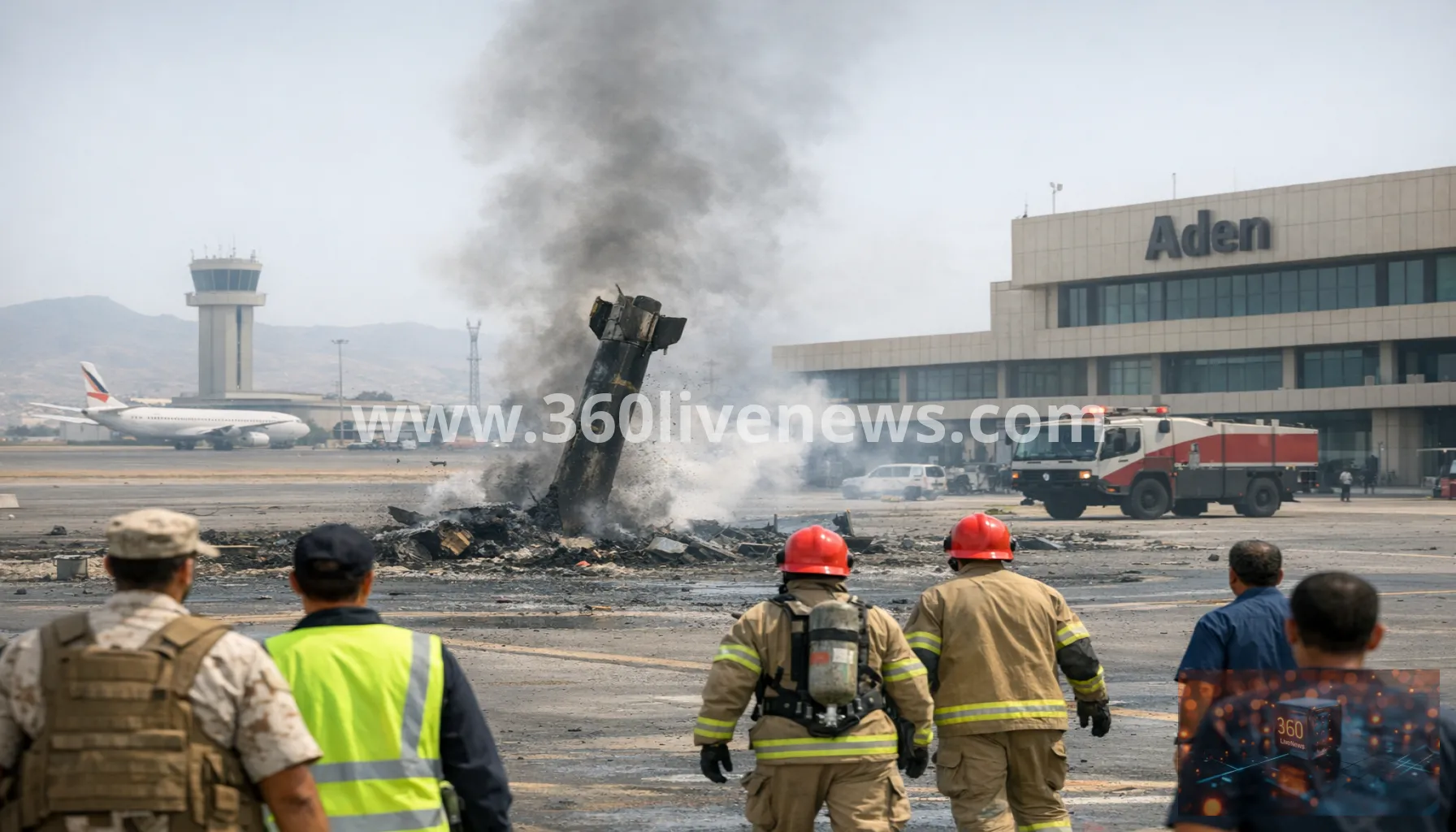 Houthi missile lands inside Aden airport perimeter amid renewed Yemen violence