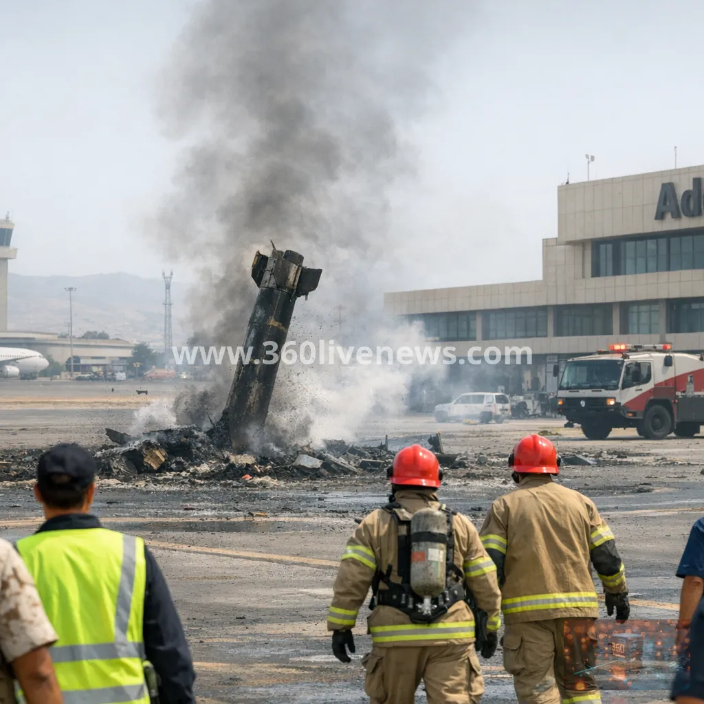 Houthi missile lands inside Aden airport perimeter amid renewed Yemen violence