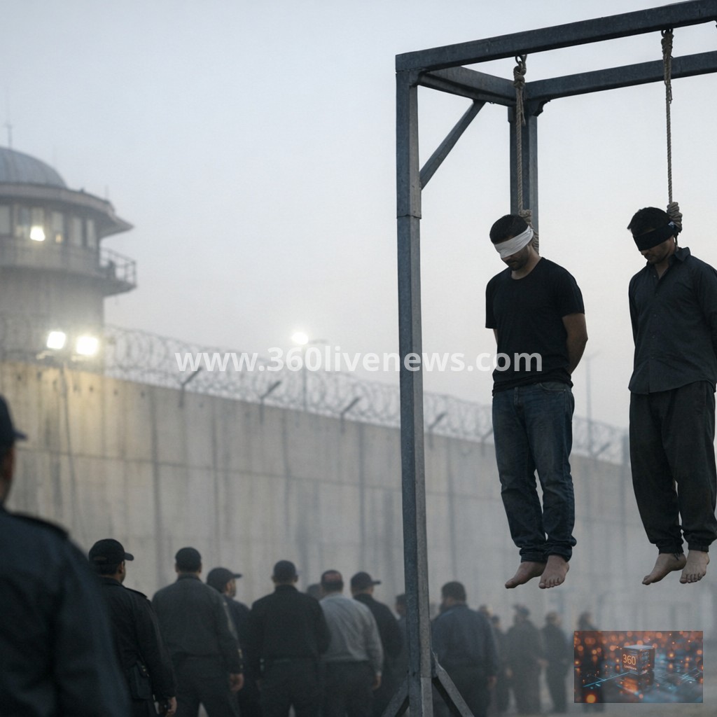 Iran executes two men over alleged mosque attack as crackdown deepens