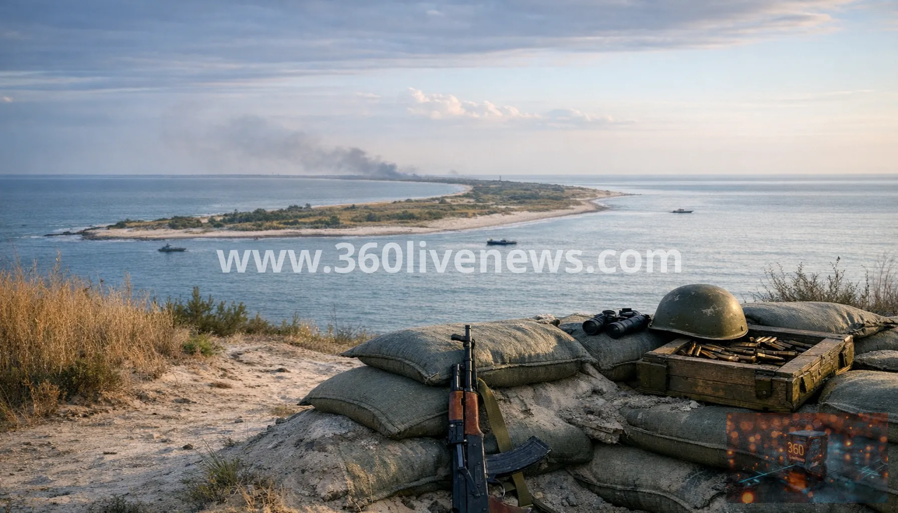 Reports say Russian forces have pulled back from Kinburn Spit after supply disruption