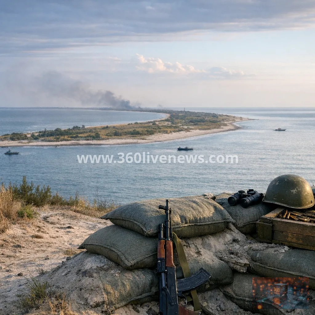 Reports say Russian forces have pulled back from Kinburn Spit after supply disruption
