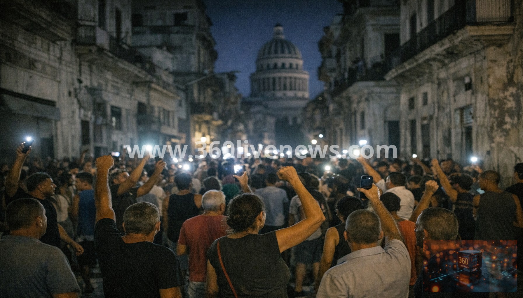 Protests break out in Havana during Cuba's worst blackouts in decades