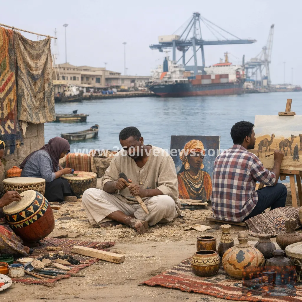 Sudanese artists in Port Sudan work to preserve culture after war destroys studios