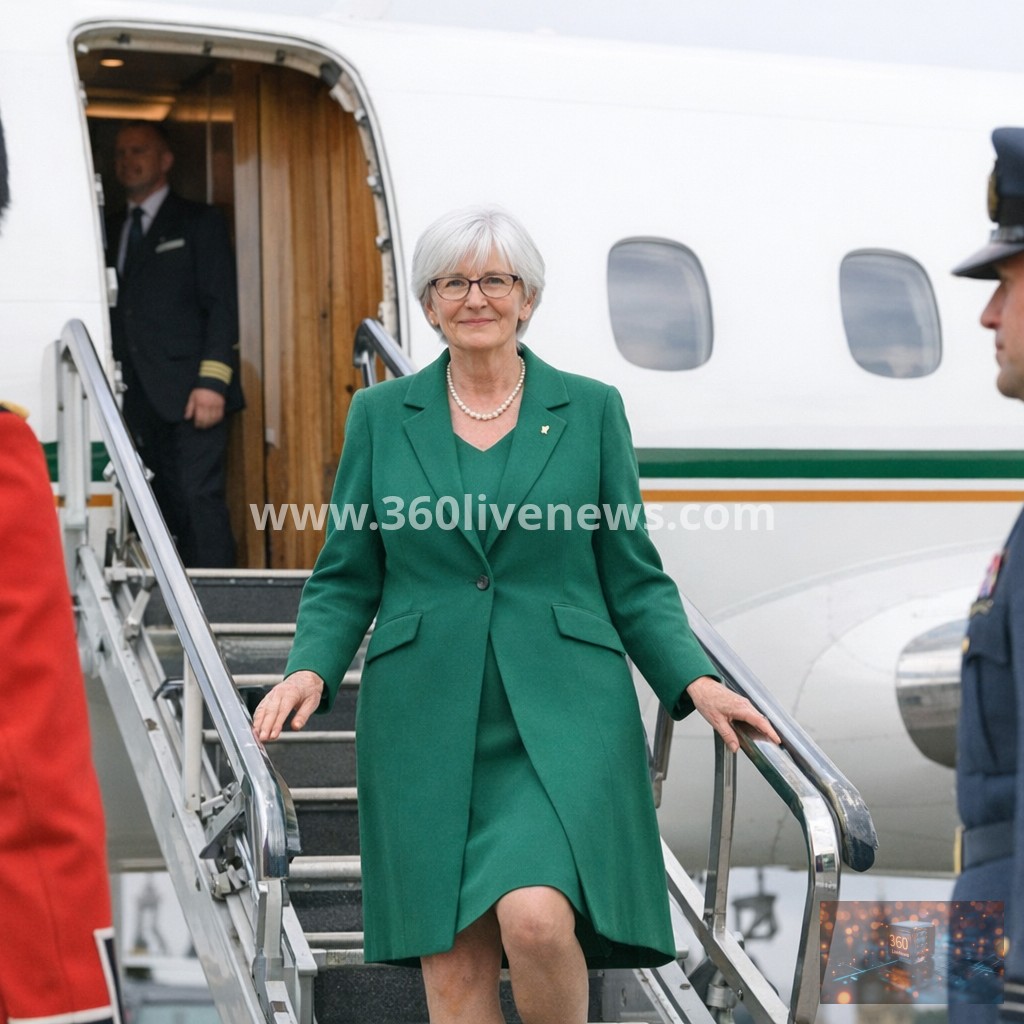 Ireland's President Catherine Connolly begins three-day official visit to Britain