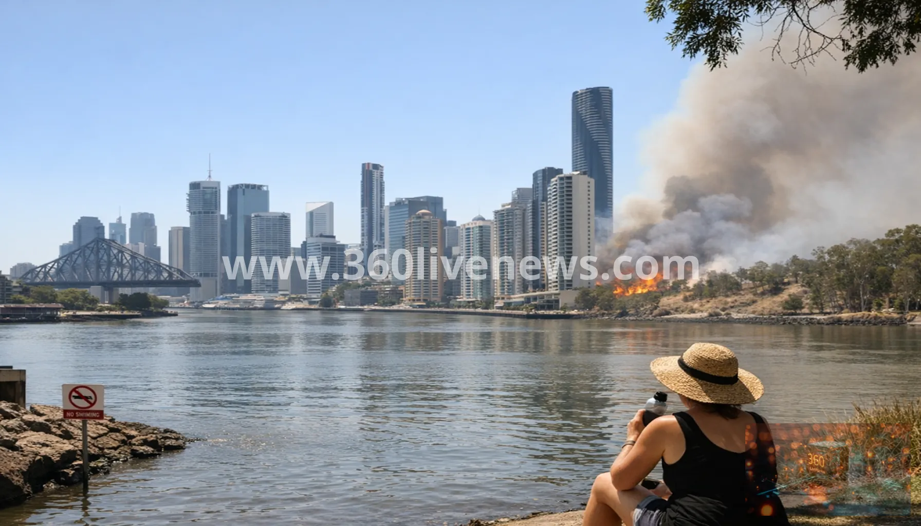 Brisbane faces hottest September day in years as fire bans issued in Queensland