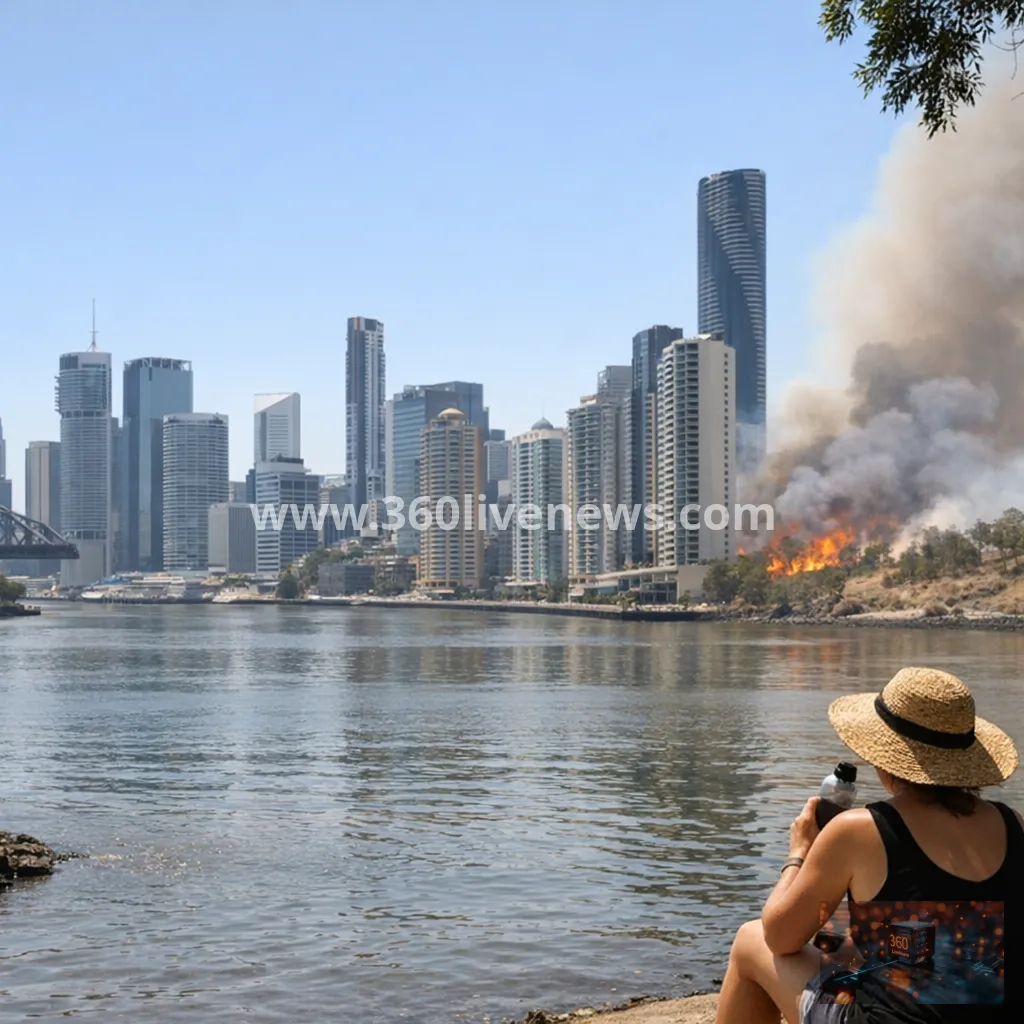 Brisbane faces hottest September day in years as fire bans issued in Queensland