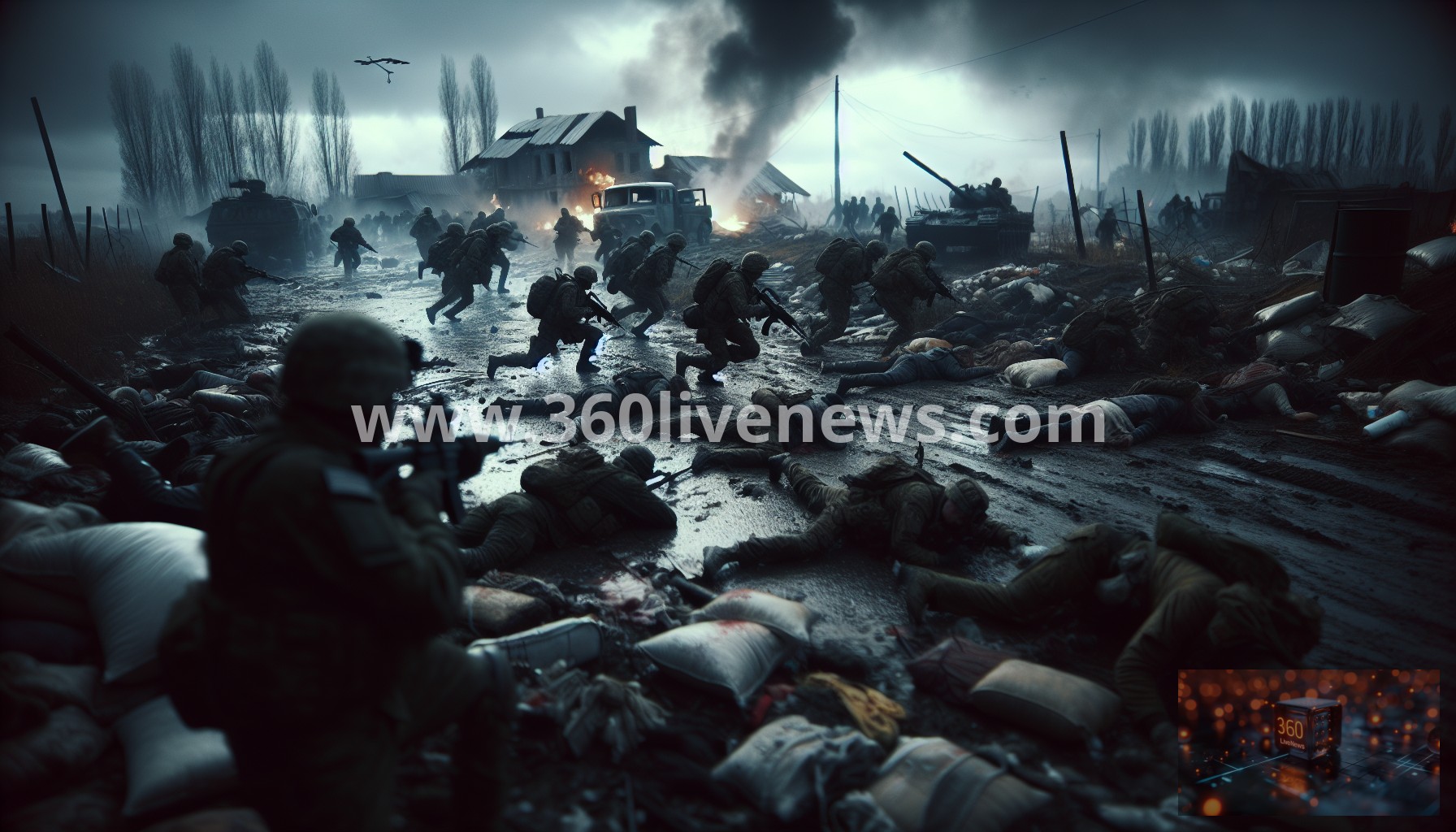 Russian Forces Intensify Offensive in Kramatorsk Amid Ongoing Conflict in Eastern Ukraine