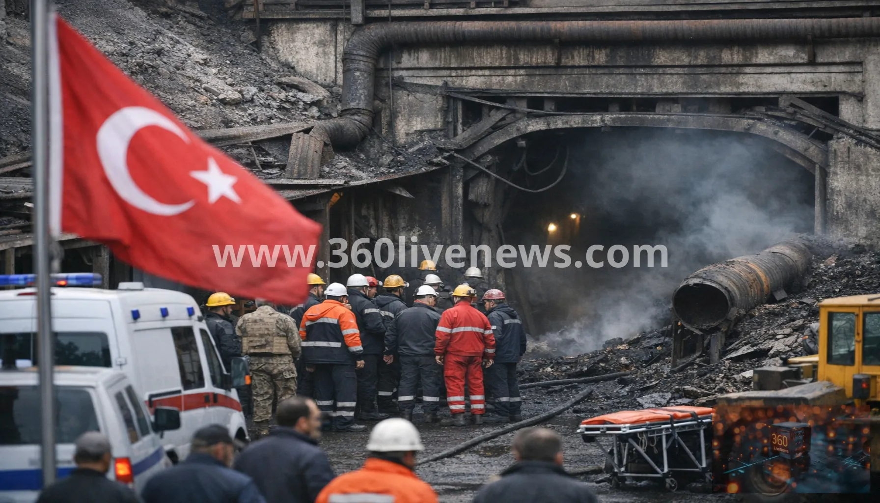 Coal mine explosion in northwestern Turkey kills two and leaves one miner trapped