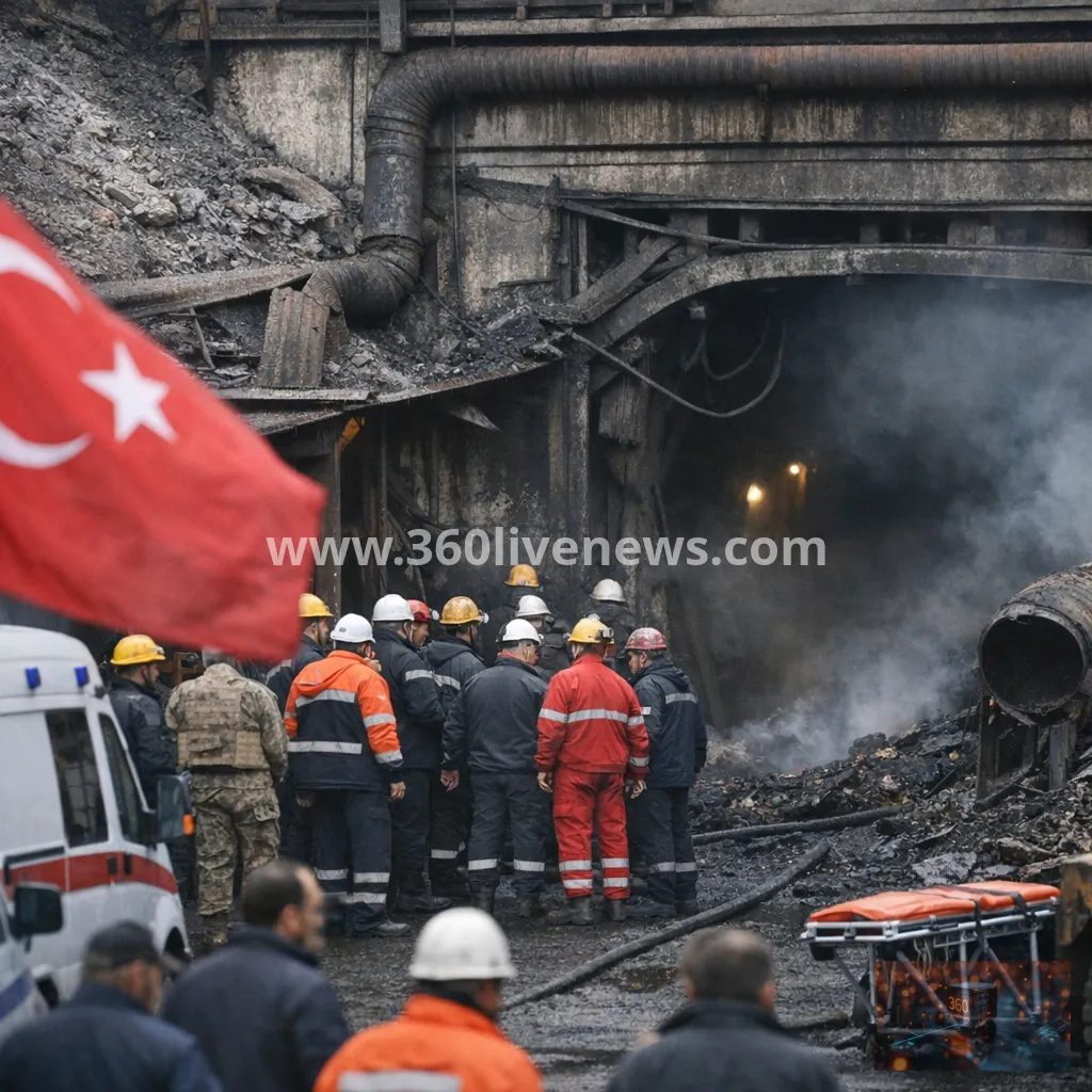Coal mine explosion in northwestern Turkey kills two and leaves one miner trapped