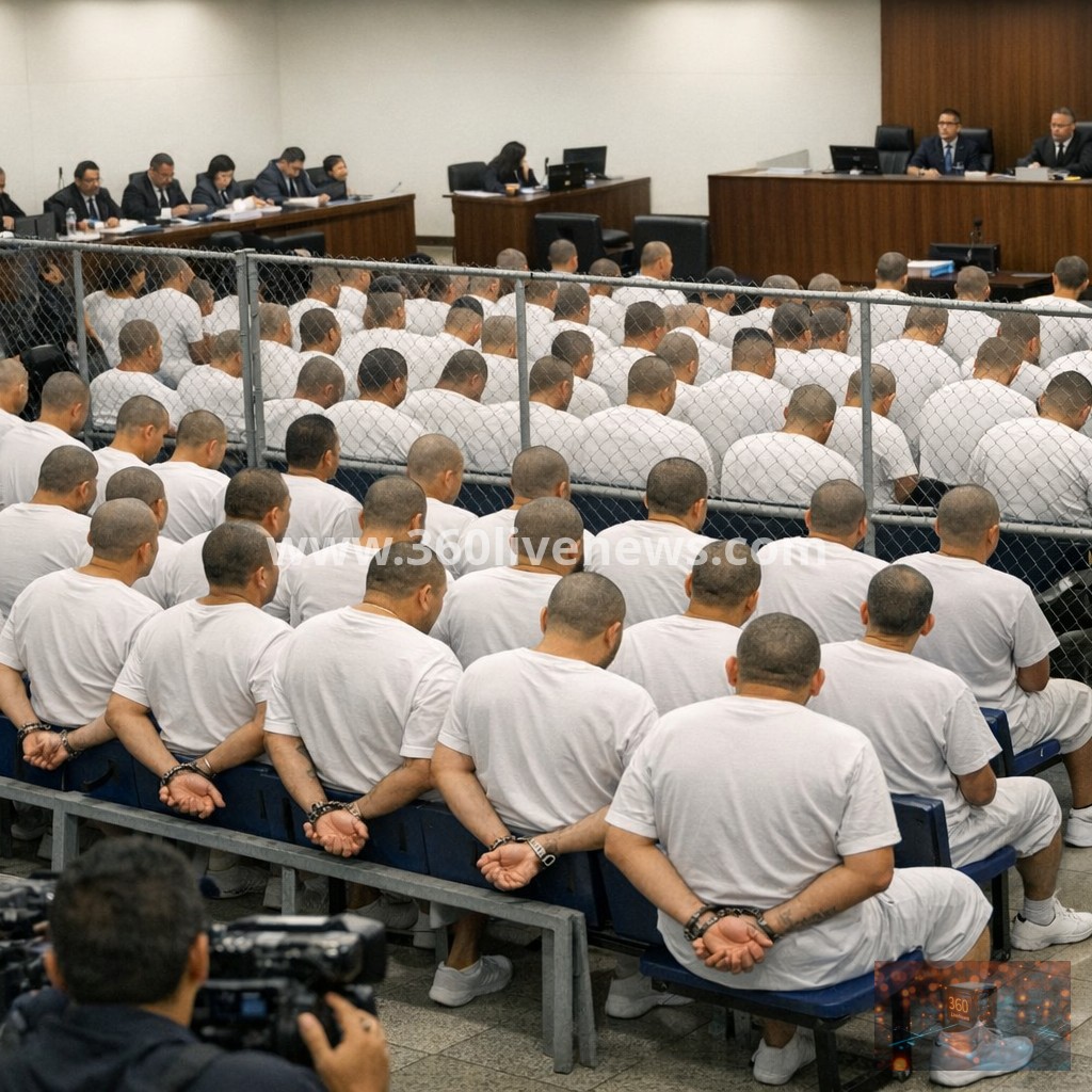 Mass trial begins for 486 alleged MS-13 gang leaders in El Salvador