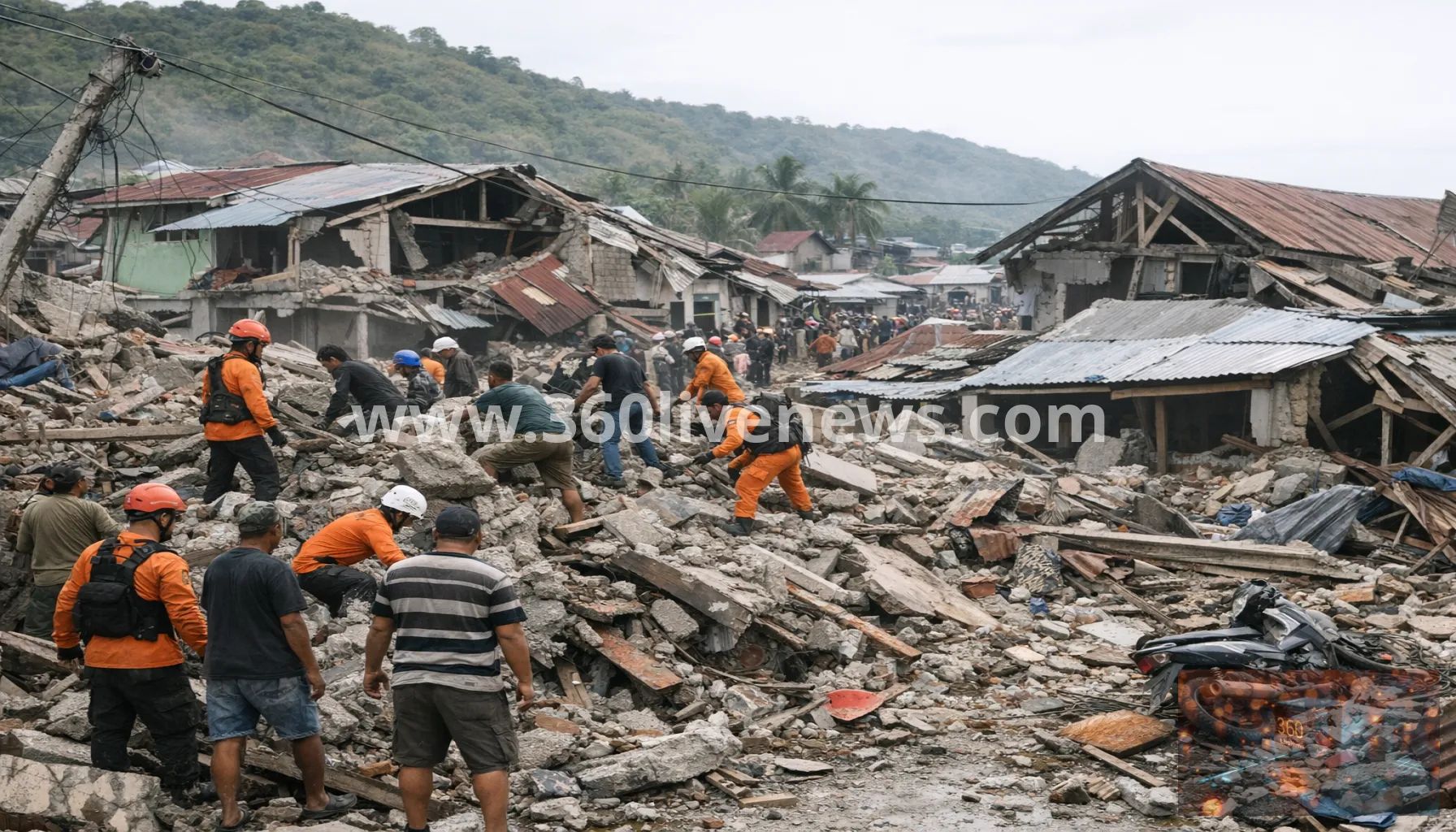 Powerful 7.7 earthquake strikes off Indonesia's Flores region, killing at least 20