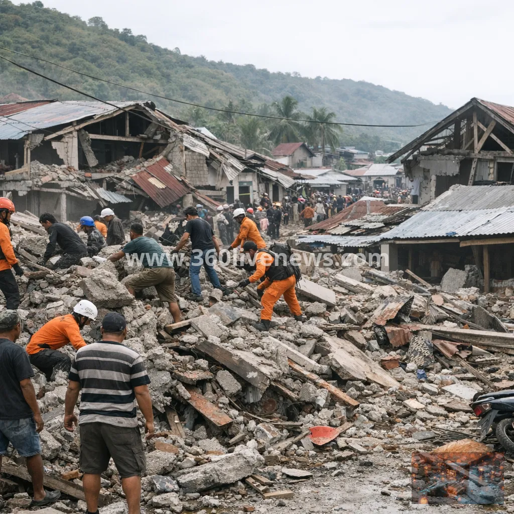 Powerful 7.7 earthquake strikes off Indonesia's Flores region, killing at least 20