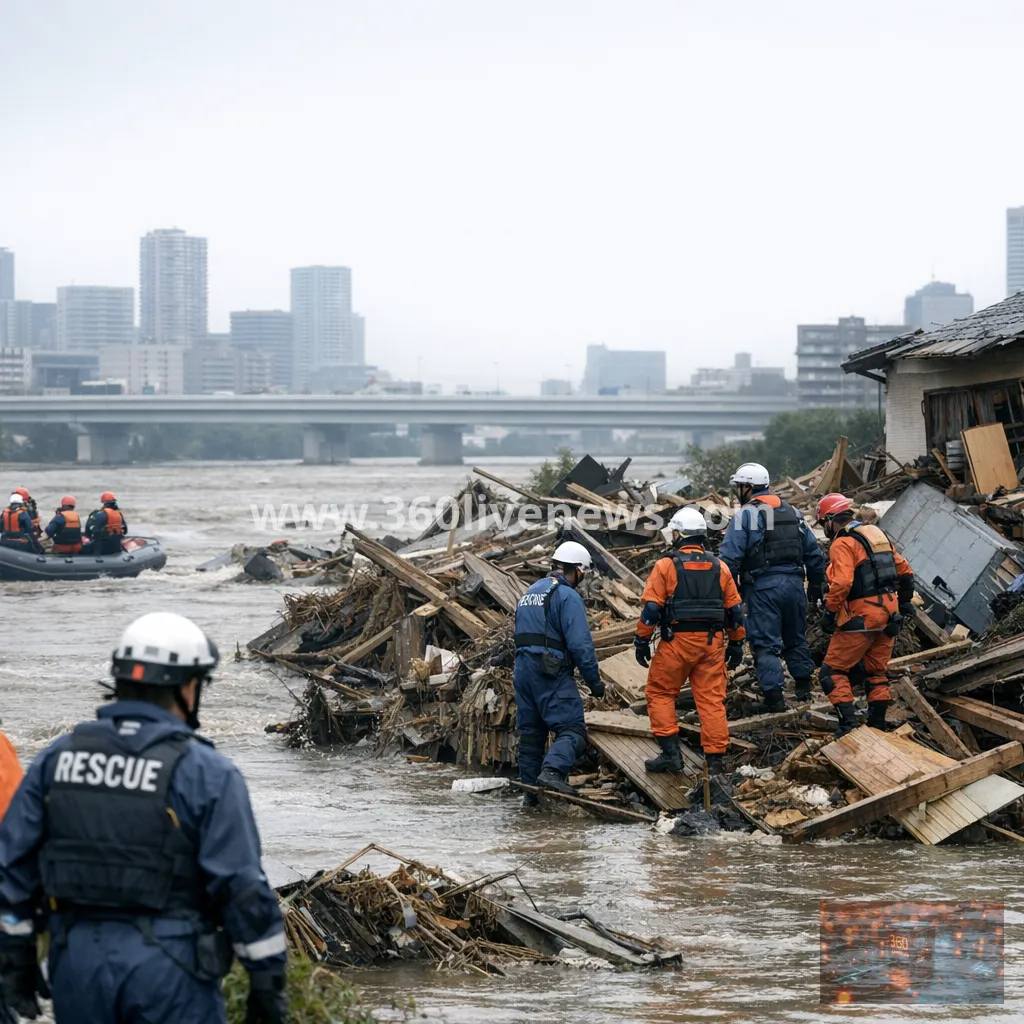 Typhoon Dujuan leaves at least four dead near Tokyo as rescue teams search for six missing